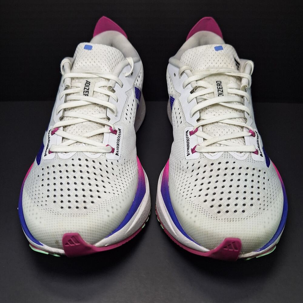 Adidas Adizero SL White Lucid Blue Fuchsia Running Shoes GV9095 Men's Size 7 - Picture 5 of 16